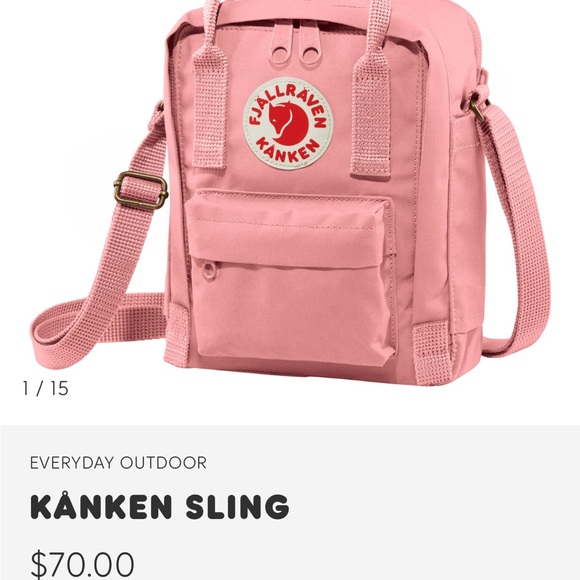 Kånken Mini Pink Backpack - Picture 3 of 3